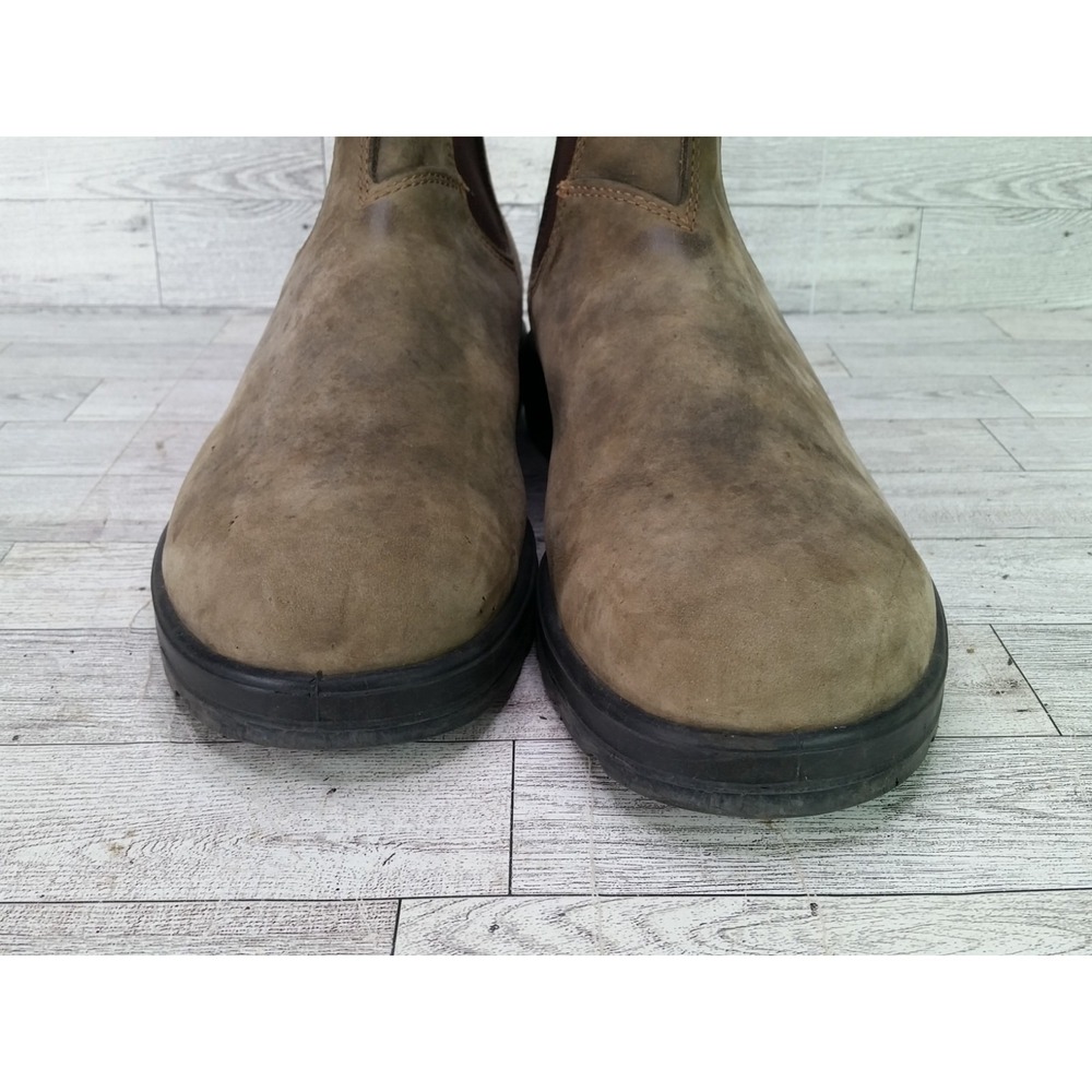Blundstone 585 Men's Rustic Brown Leather Chelsea Boots 10 AU 11 US Ecco Insole - Picture 6 of 16